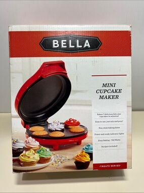 Bella Red Mini Cupcake Maker